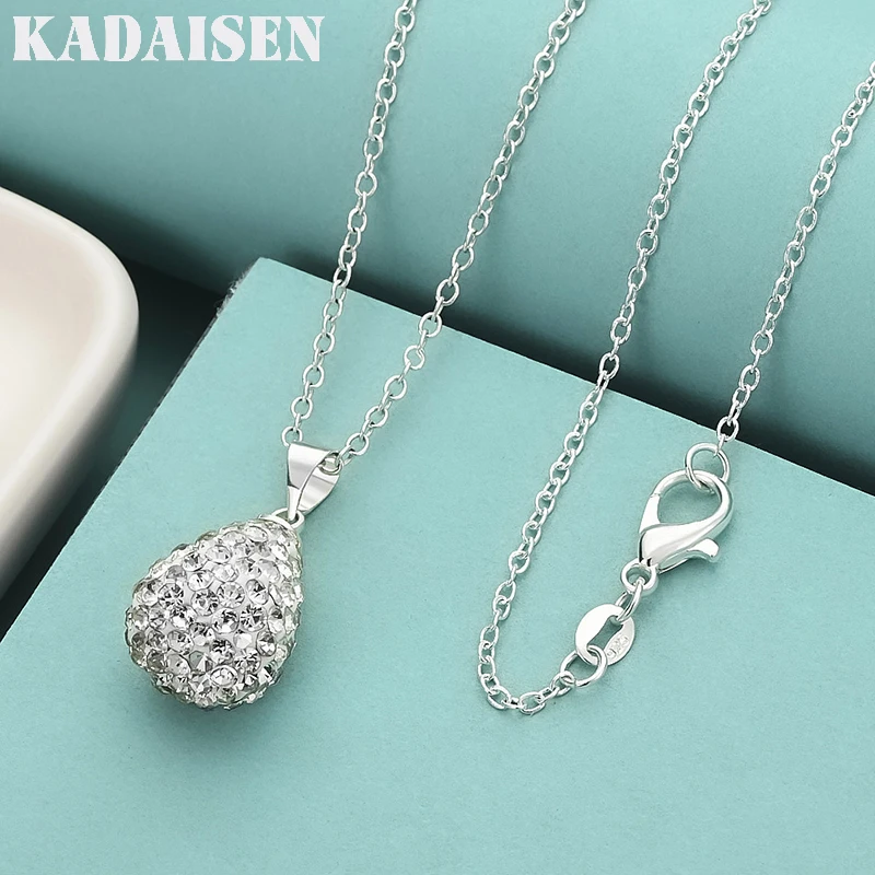 925 Sterling Silver Honeycomb 16/18/20/22/24/26/28/30 Inch Pendant Necklace For Women Wedding Party Fashion Jewelry
925 Sterling Silver Honeycomb 16/18/20/22/24/26/28/30 Inch Pendant Necklace For Women Wedding Party Fashion Jewelry