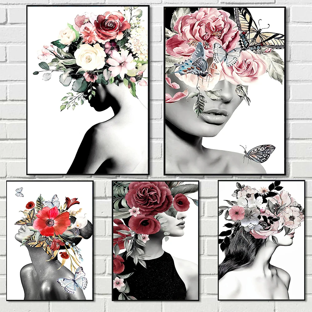 Abstract Girl Flower Fashion Canvas Painting Figure Wall Art Nordic Posters Prints Wall Pictures for Living Room Home Decor
Abstract Girl Flower Fashion Canvas Painting Figure Wall Art Nordic Posters Prints Wall Pictures for Living Room Home Decor