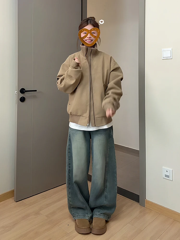 Мужская куртка Cé Brown из американской окрашенной кожи, высококачественная, утепленная, с воротником-стойкой, на флисовой подкладке, теплая, хлопковая
Мужская куртка Cé Brown из американской окрашенной кожи, высококачественная, утепленная, с воротником-стойкой, на флисовой подкладке, теплая, хлопковая