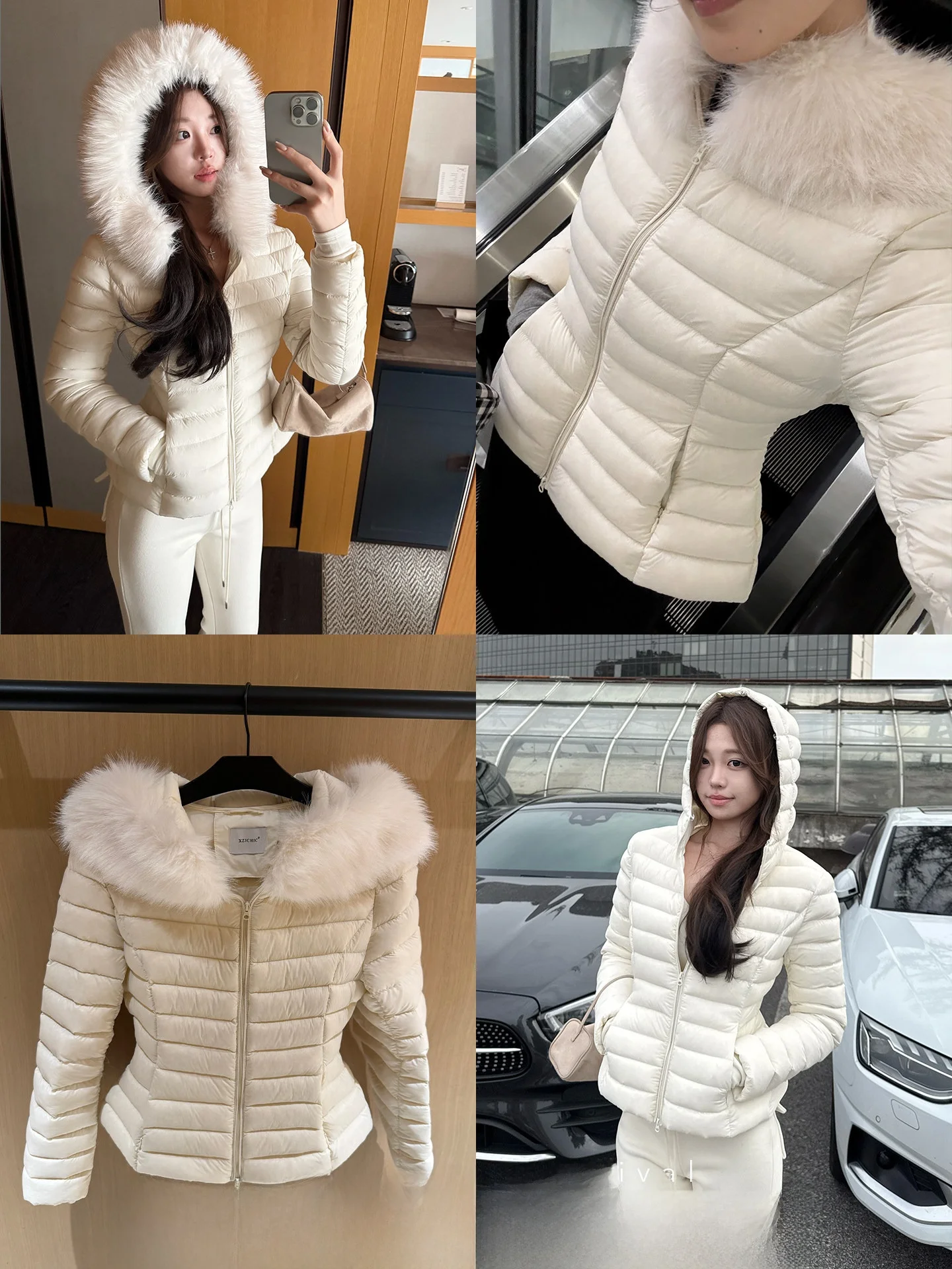 Xzichic Women's Puffer Jaet 90 White Du down Detachable Hood Large Fur Collar Warm Casual Sle Nylon Outerwear
Xzichic Women's Puffer Jaet 90 White Du down Detachable Hood Large Fur Collar Warm Casual Sle Nylon Outerwear