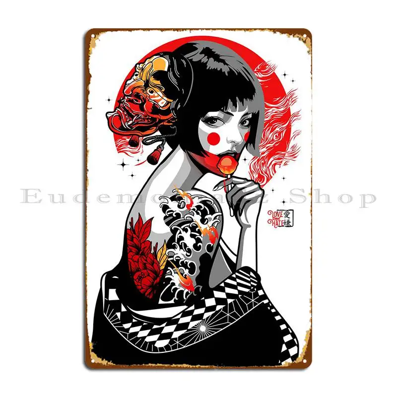 Geisha Pop металлический знак, Настенный декор, дизайн паба, оловянный знак, плакат
Geisha Pop металлический знак, Настенный декор, дизайн паба, оловянный знак, плакат