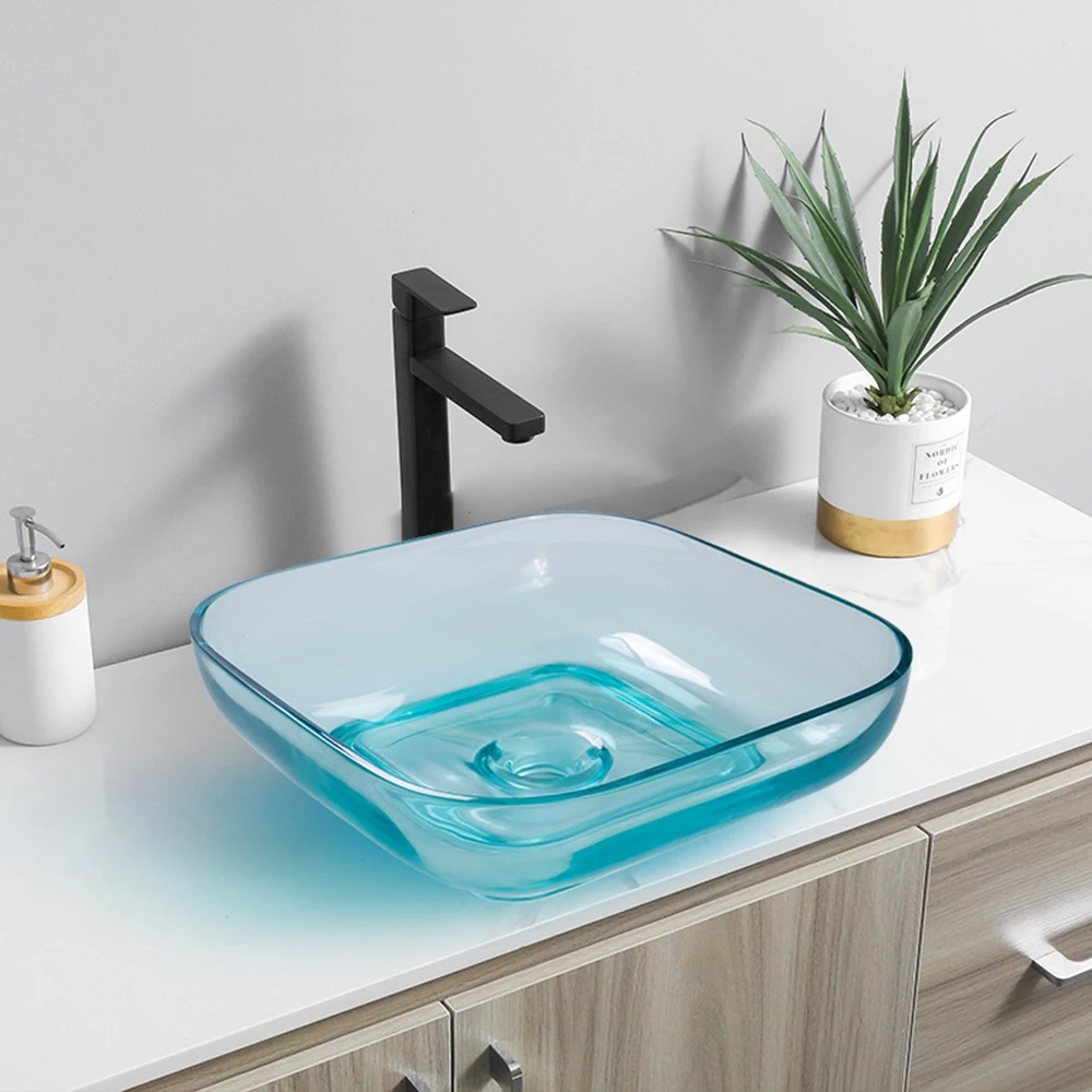 Colored Resin Hand Washbasin Cloakroom Vanity Basin Counter Top Rectangular Vessel Sink 910
Colored Resin Hand Washbasin Cloakroom Vanity Basin Counter Top Rectangular Vessel Sink 910