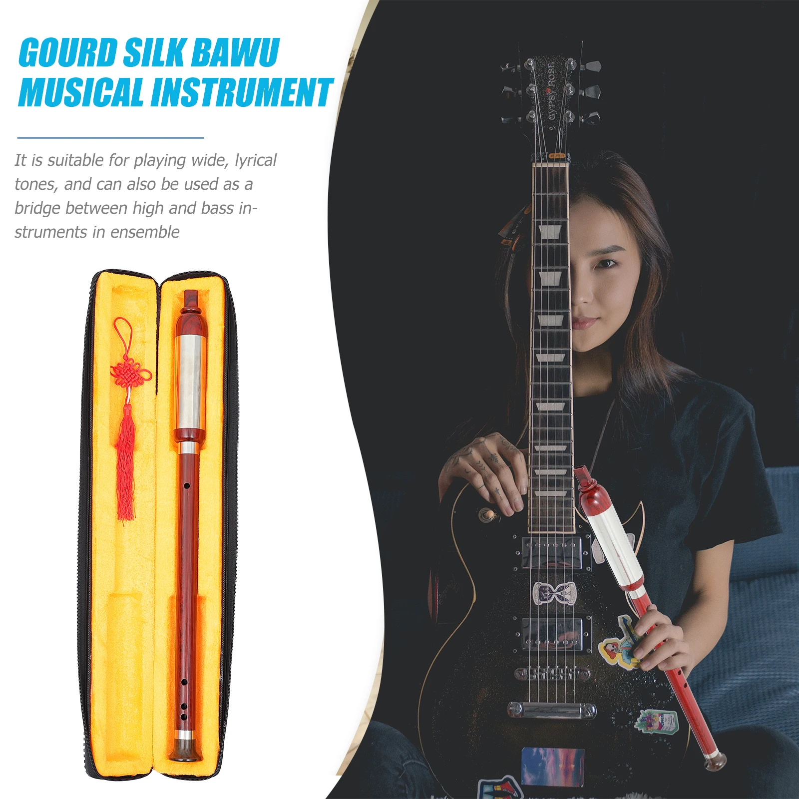 Bawu Musical Instruments National Resin Storage Box Vertical Blow with Case Flute Bau Bag Child
Bawu Musical Instruments National Resin Storage Box Vertical Blow with Case Flute Bau Bag Child