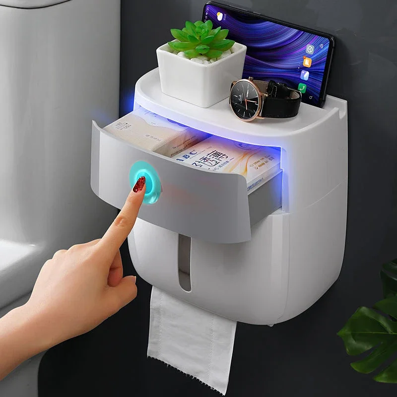 Waterproof Double Layer Portable Toilet Paper Holder Plastic Bathroom Storage Dispenser for Organized Roll Paper Accessory Shelf
Waterproof Double Layer Portable Toilet Paper Holder Plastic Bathroom Storage Dispenser for Organized Roll Paper Accessory Shelf