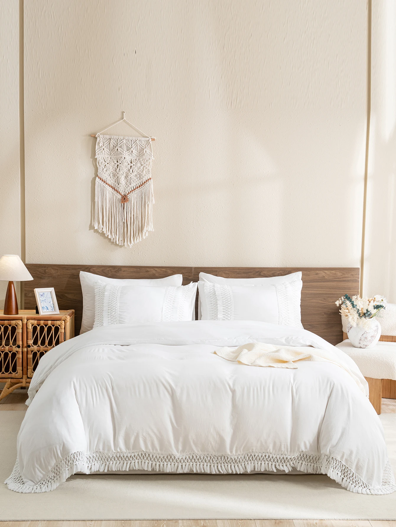 Boho Beige Bedding Set Red Brown Luxury Duvet Cover Set Farmhouse Microfiber Quilt Cover Set 3-Pieces for Teens Adult Boys Girls
Boho Beige Bedding Set Red Brown Luxury Duvet Cover Set Farmhouse Microfiber Quilt Cover Set 3-Pieces for Teens Adult Boys Girls