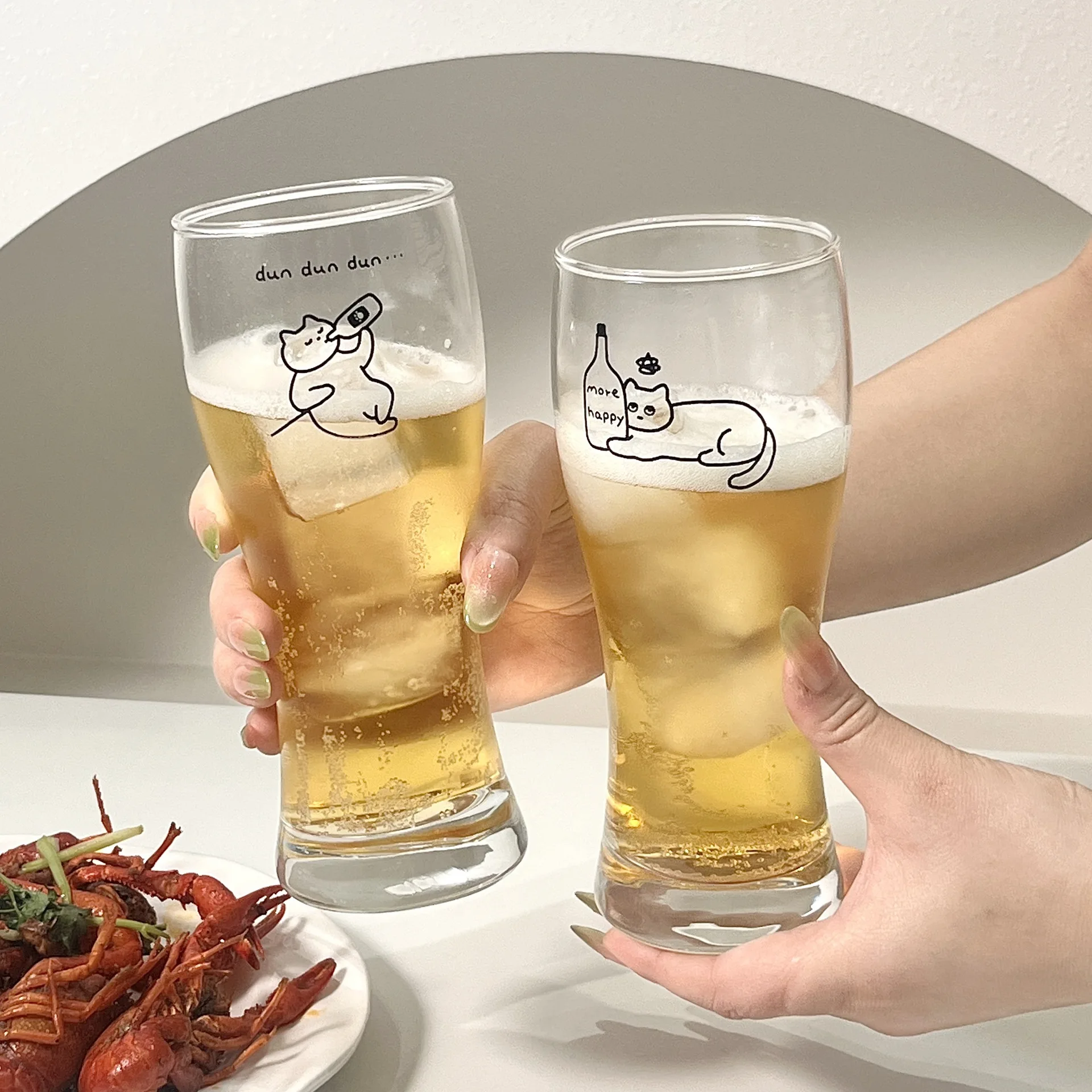 Original Design Large Capacity Glass Beer Mug Commercially Available Home Brewed Beer Glass Juice Drink Ice Coffee Cup
Original Design Large Capacity Glass Beer Mug Commercially Available Home Brewed Beer Glass Juice Drink Ice Coffee Cup