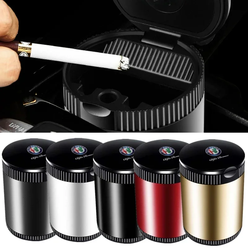 LED Car Ashtray Smoke Ash Cup Holder with Light for Alfa Romeo Giulia 159 147 156 4C Stelvio Giulietta Mito Auto Accessories
LED Car Ashtray Smoke Ash Cup Holder with Light for Alfa Romeo Giulia 159 147 156 4C Stelvio Giulietta Mito Auto Accessories