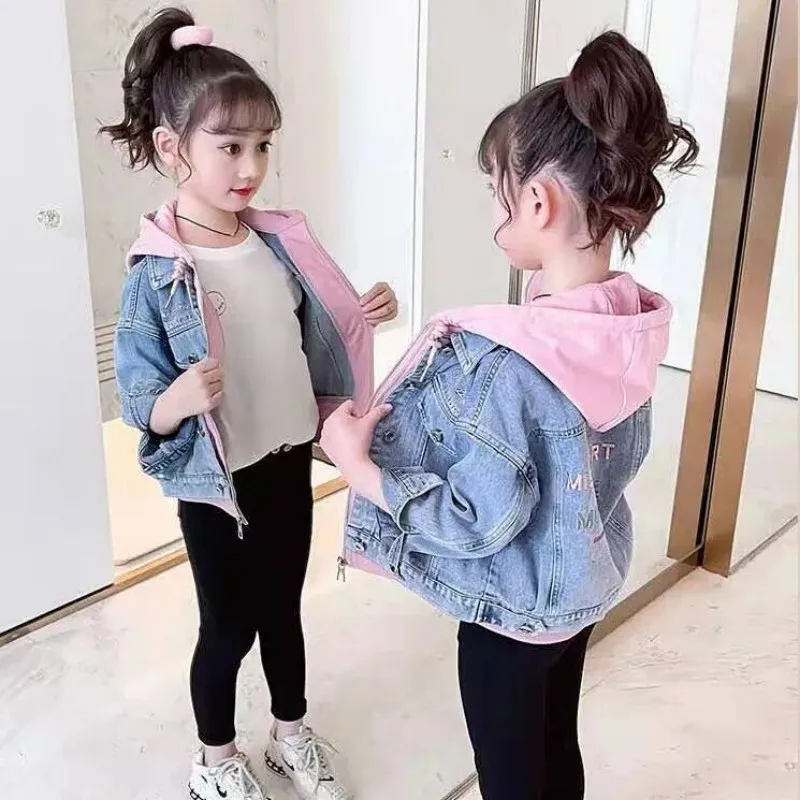Girls' Spring and Autumn Deinm Jacket 2025 New Style Big Girl Korean Edition Fashionable Zipper Coat
Girls' Spring and Autumn Deinm Jacket 2025 New Style Big Girl Korean Edition Fashionable Zipper Coat