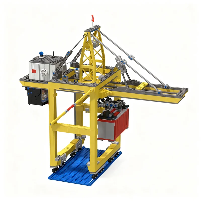 1460PCS MOC Technology Container Crane J Model DIY Creative Assembly Building Blocks Display Birthday Gift Decoration Home Set
1460PCS MOC Technology Container Crane J Model DIY Creative Assembly Building Blocks Display Birthday Gift Decoration Home Set