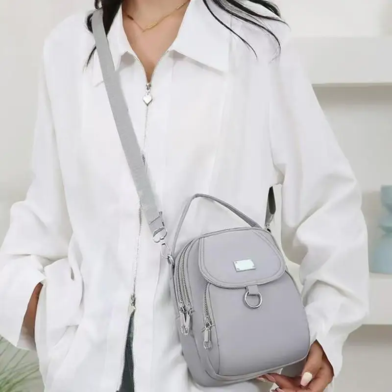 Lightweight Oxford Women's Crossbody Bag With Chic Design For Daily Use With Multiple Zipper Pockets Casual Mini Shoulder Bag
Lightweight Oxford Women's Crossbody Bag With Chic Design For Daily Use With Multiple Zipper Pockets Casual Mini Shoulder Bag
