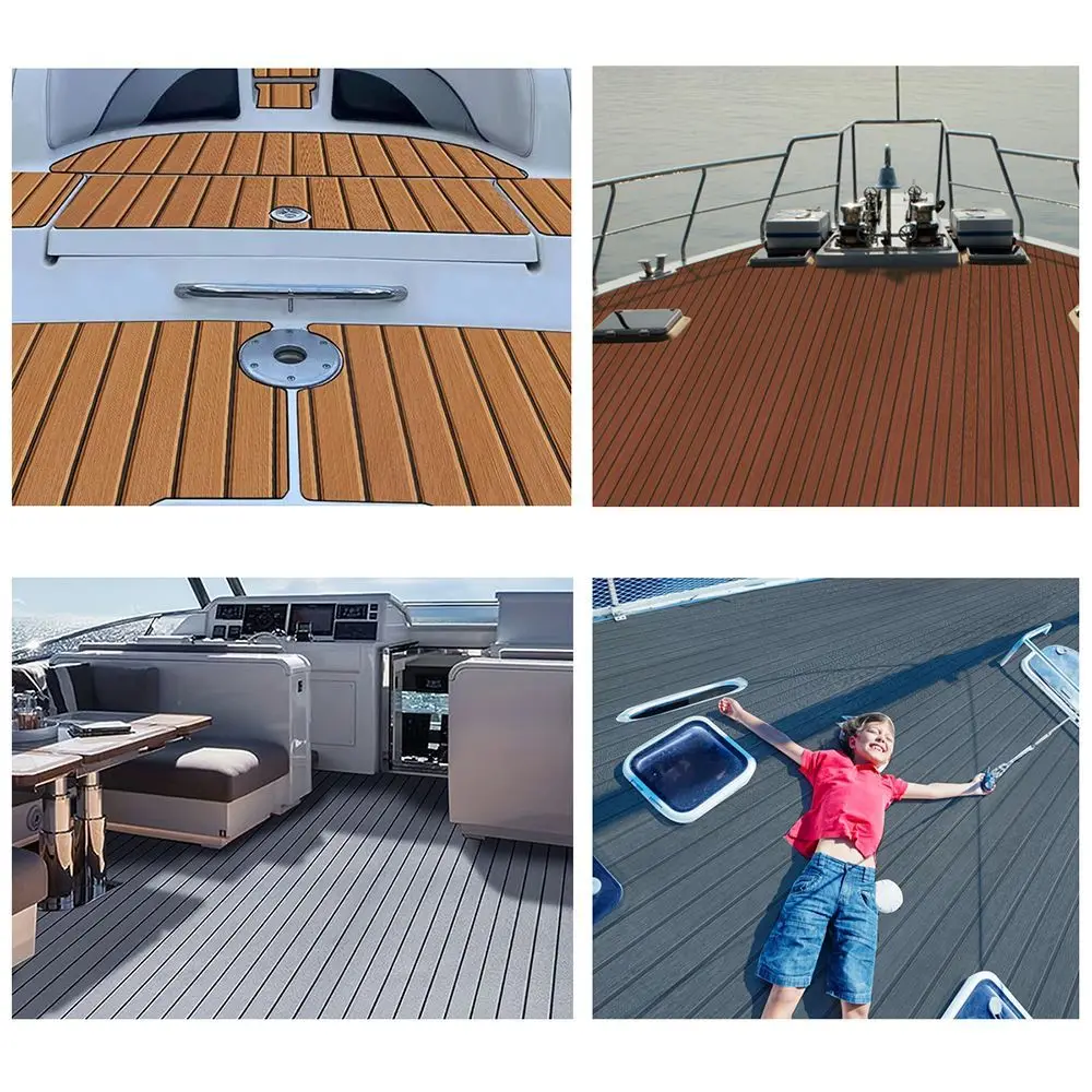 Brown Eva Foam Faux Teak Boat Decking Matte Deck Sheet Yacht Anti-Slip Mat Self Adhesive Vehicle Pad 2400x45x6mm Accessories
Brown Eva Foam Faux Teak Boat Decking Matte Deck Sheet Yacht Anti-Slip Mat Self Adhesive Vehicle Pad 2400x45x6mm Accessories