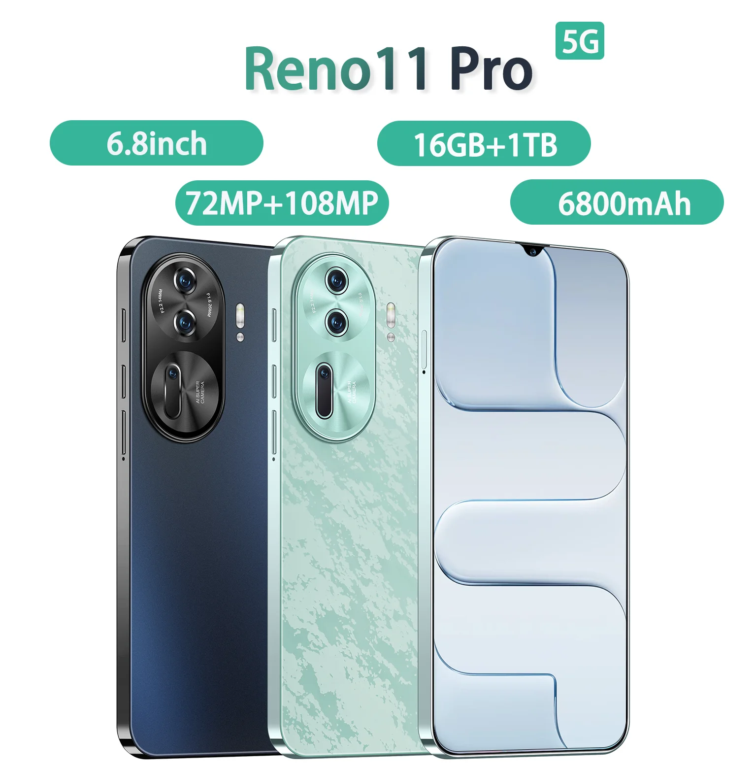 The phone case is used for Reno 11 Pro 6800mAh Battery 16GB 1TB New 6.8HD Global Edition Original Smart Dual Card 108MP x72MP
The phone case is used for Reno 11 Pro 6800mAh Battery 16GB 1TB New 6.8HD Global Edition Original Smart Dual Card 108MP x72MP