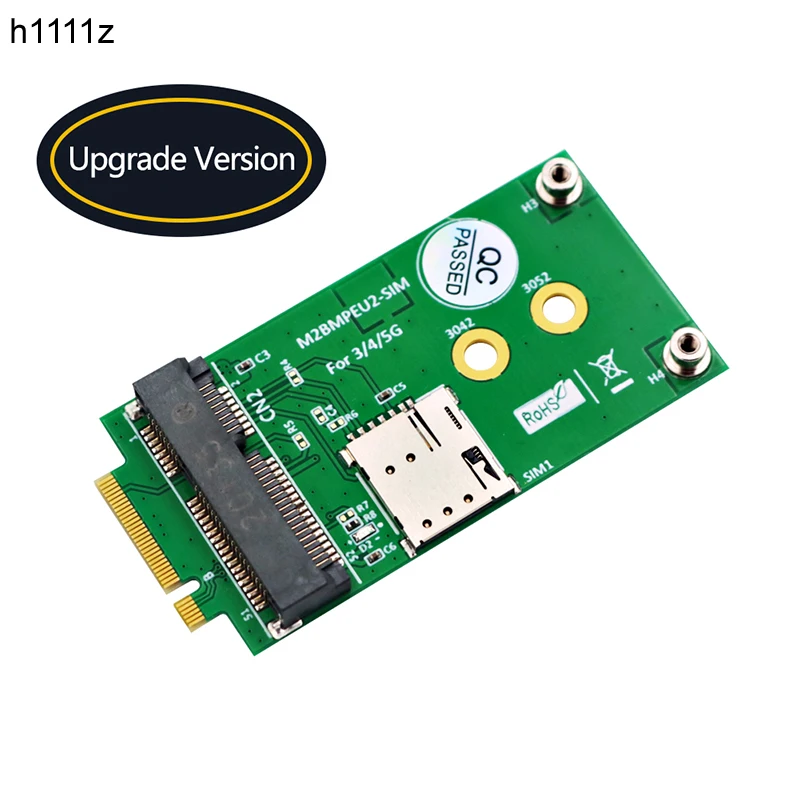 NGFF M.2 Key B to Mini PCIE Adapter Riser Board with NANO SIM Card Slot for 3G/4G/5G GSM LTE Module Mini PCIe Card to Desktop PC
NGFF M.2 Key B to Mini PCIE Adapter Riser Board with NANO SIM Card Slot for 3G/4G/5G GSM LTE Module Mini PCIe Card to Desktop PC