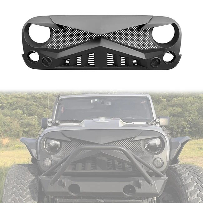 LUMA High Quality Plastic ABS Front Bumper Grill Easy Installation For Jeep Wrangler JK 2007-2017 Sahara Rubicon 4x4 Accessories
LUMA High Quality Plastic ABS Front Bumper Grill Easy Installation For Jeep Wrangler JK 2007-2017 Sahara Rubicon 4x4 Accessories
