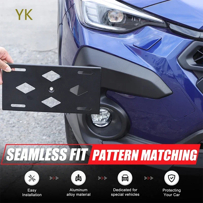 Car License Plate Bracket Front Tow Hooks License Plate Mount License Plate Frame For Subaru Crosstrek 2024-2025 Car Accessories
Car License Plate Bracket Front Tow Hooks License Plate Mount License Plate Frame For Subaru Crosstrek 2024-2025 Car Accessories