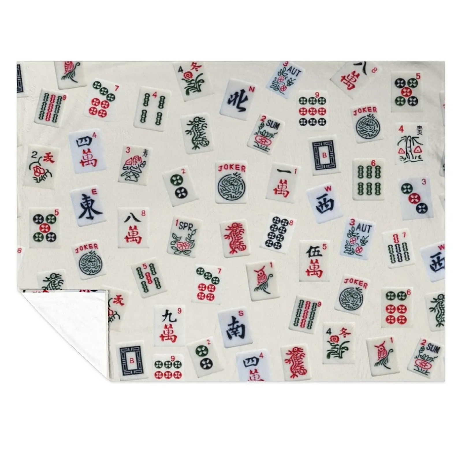 Mahjong game tiles design Throw Blanket Flannel Fabric Soft Soft Plaid Thermals For Travel Blankets
Mahjong game tiles design Throw Blanket Flannel Fabric Soft Soft Plaid Thermals For Travel Blankets