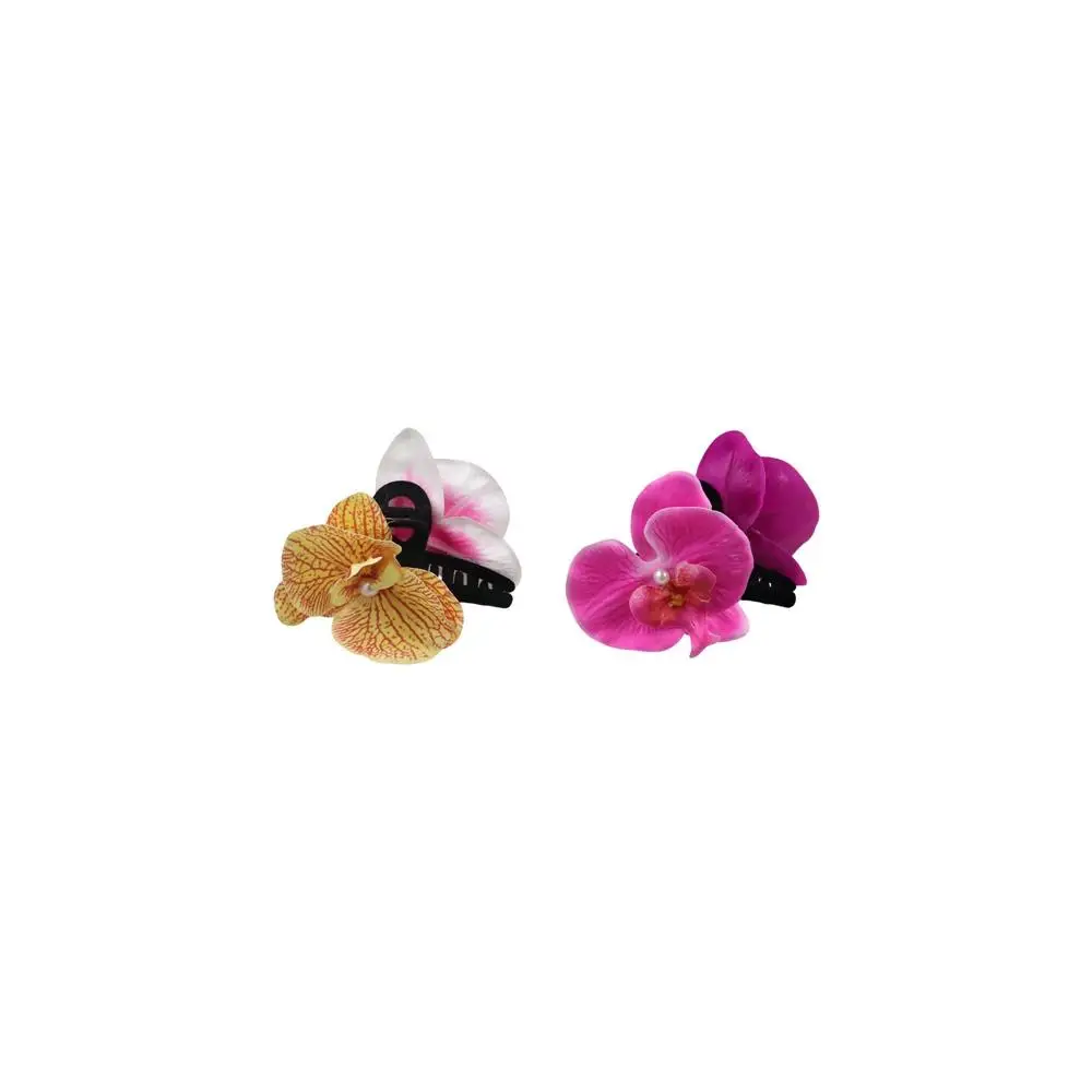 Fashion Butterfly Orchid Flower Hair Claw Cloth Bohemia Barrettes Orchid Hair Clip Headdress Ponytail Clip Large Shark Clip Girl
Fashion Butterfly Orchid Flower Hair Claw Cloth Bohemia Barrettes Orchid Hair Clip Headdress Ponytail Clip Large Shark Clip Girl