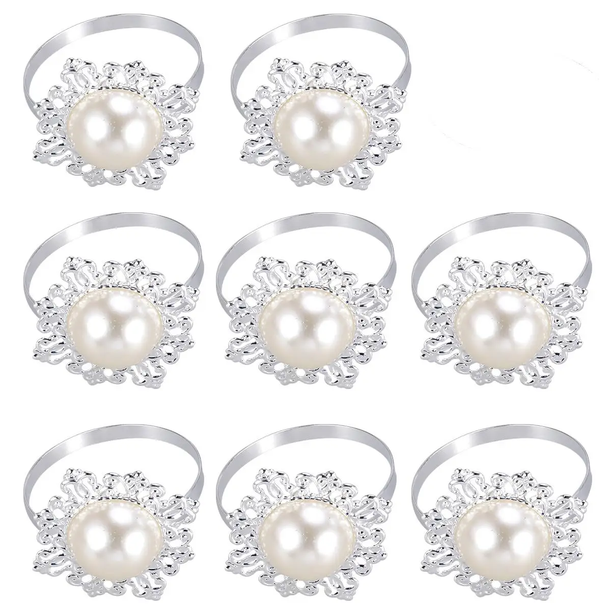 Napkin Ring Faux Pearl Serviette Buckle Elegant Design Simple Beige Color Premium Material Wedding Party Table Decor Banquet
Napkin Ring Faux Pearl Serviette Buckle Elegant Design Simple Beige Color Premium Material Wedding Party Table Decor Banquet