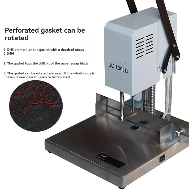 DC-1001B Single Hole Electric Drilling Machine Effortless Data Punching and File Binding Machine Dough Twists Drill Folder Punch
DC-1001B Single Hole Electric Drilling Machine Effortless Data Punching and File Binding Machine Dough Twists Drill Folder Punch