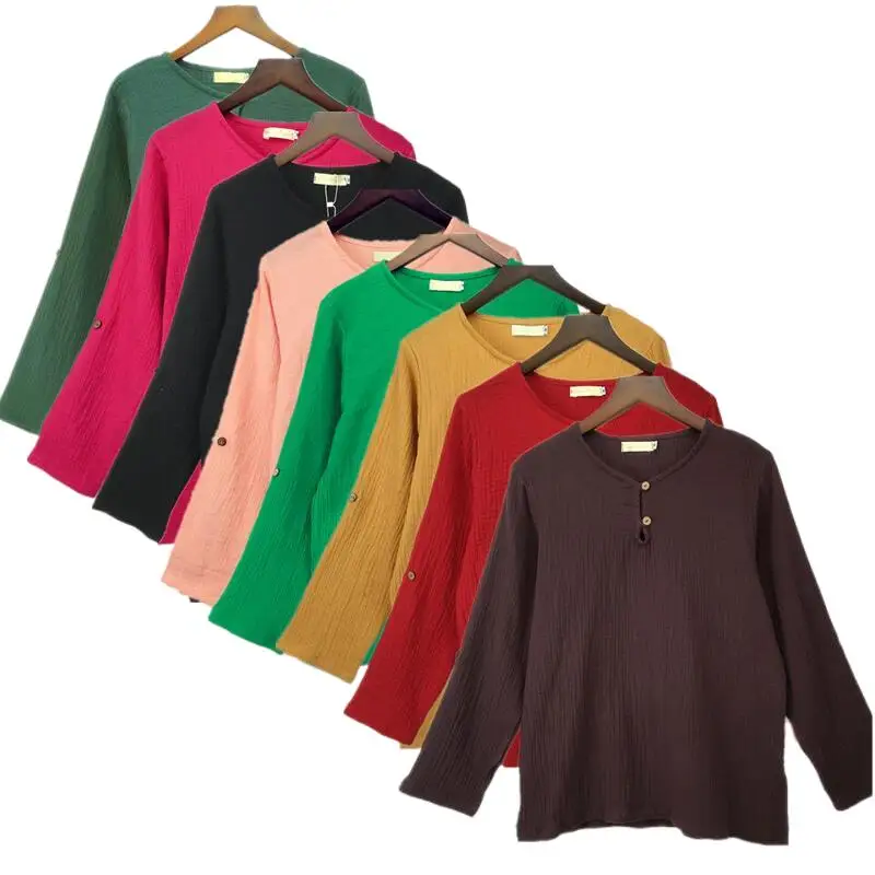 Casual & Vintage Autumn Women Blouse fashion Comfortable Style loose casual shirts female clothes black white camisas blusas
Casual & Vintage Autumn Women Blouse fashion Comfortable Style loose casual shirts female clothes black white camisas blusas