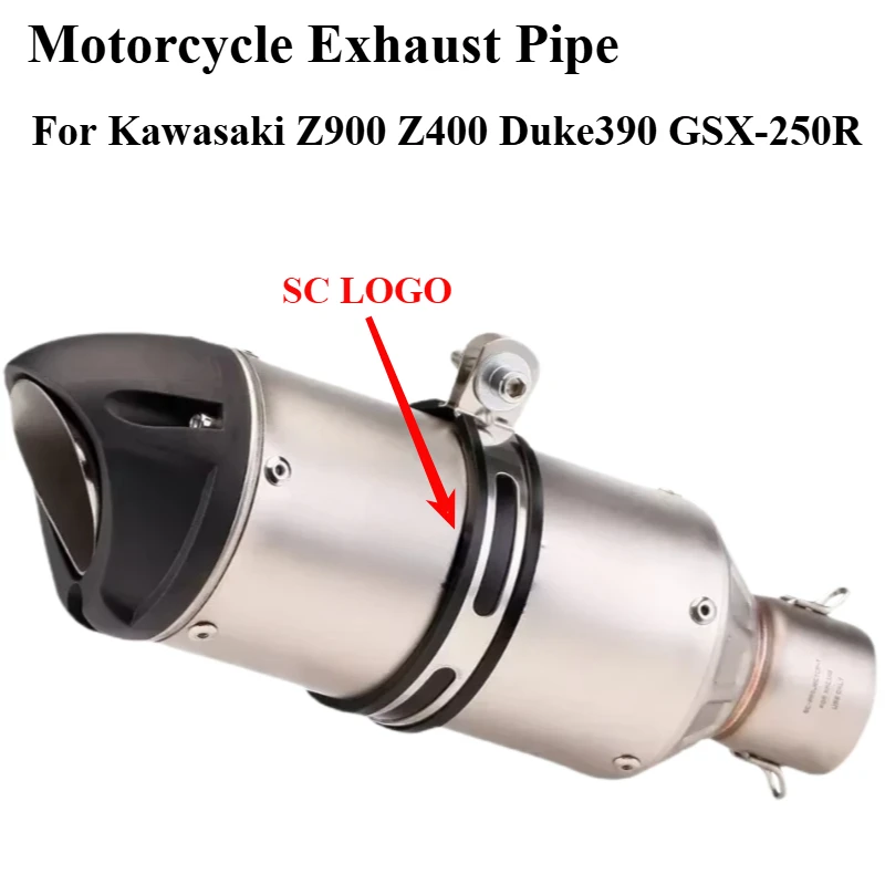 Motorcycle Exhaust Pipe For Kawasaki Z900 Z400 Duke390 GSX-250R Duckbill Odified Exhaust Pipe Motorcycle Accessories Jiu
Motorcycle Exhaust Pipe For Kawasaki Z900 Z400 Duke390 GSX-250R Duckbill Odified Exhaust Pipe Motorcycle Accessories Jiu