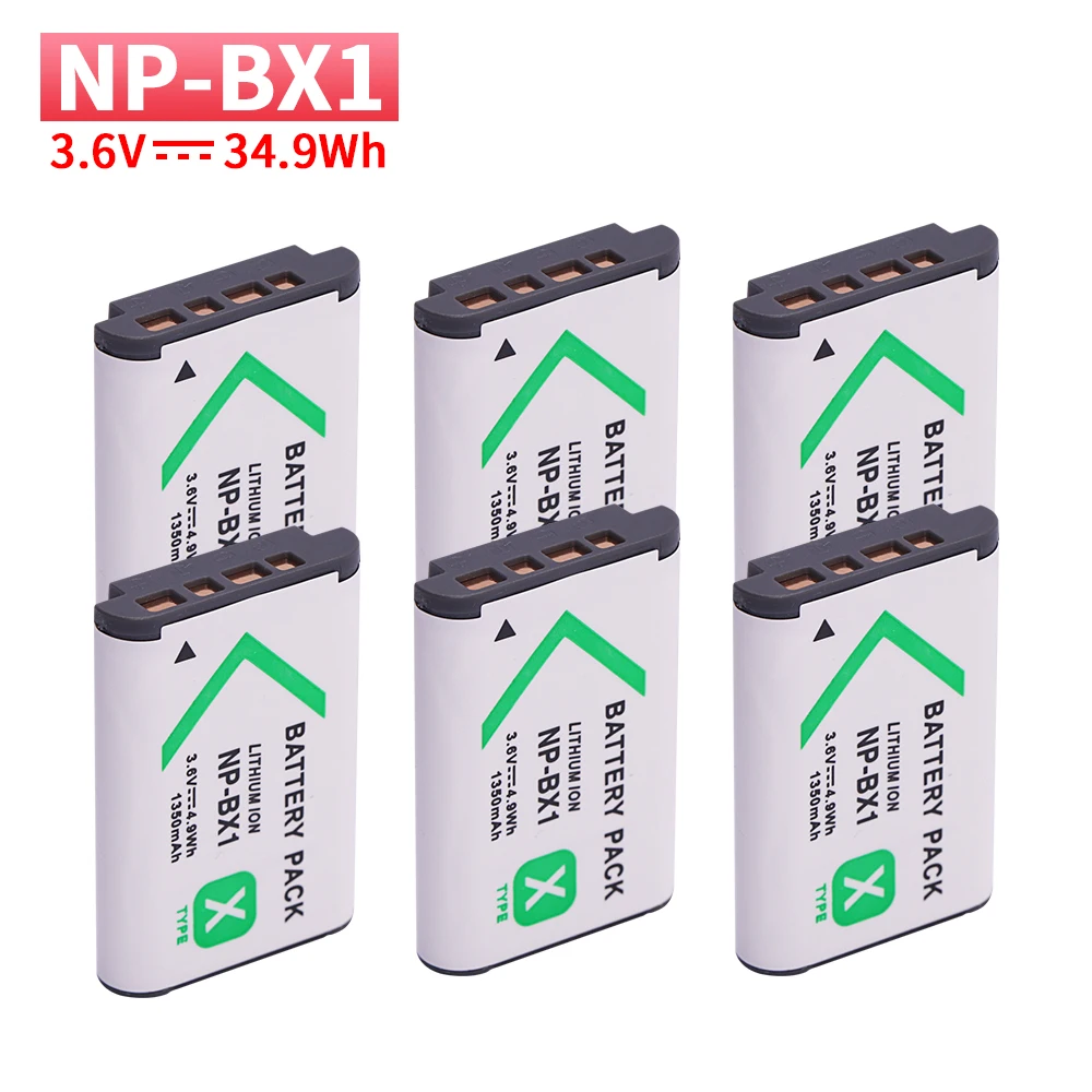 NP-BX1 3.6V 1350mAh Battery NPBX1 Rechargeable Batteries For Sony DSC RX1 RX100 M3 M2 RX1R WX300 HX50 PJ240E AS15 WX350 Camera
NP-BX1 3.6V 1350mAh Battery NPBX1 Rechargeable Batteries For Sony DSC RX1 RX100 M3 M2 RX1R WX300 HX50 PJ240E AS15 WX350 Camera