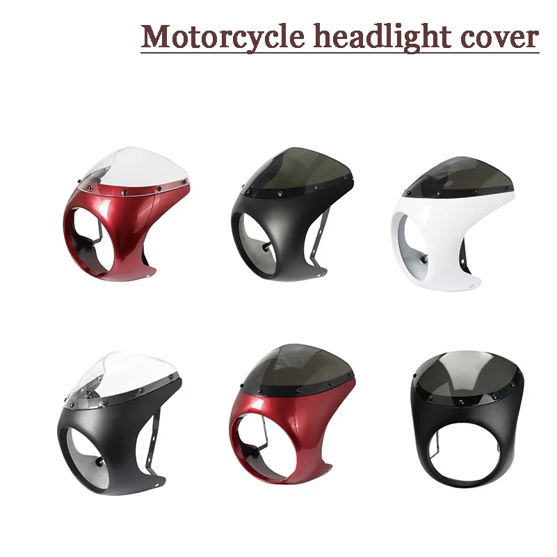 Motorcycle modification hood, guide hood, headlight hood, pig hood, shell accessories, high-quality retro color
Motorcycle modification hood, guide hood, headlight hood, pig hood, shell accessories, high-quality retro color