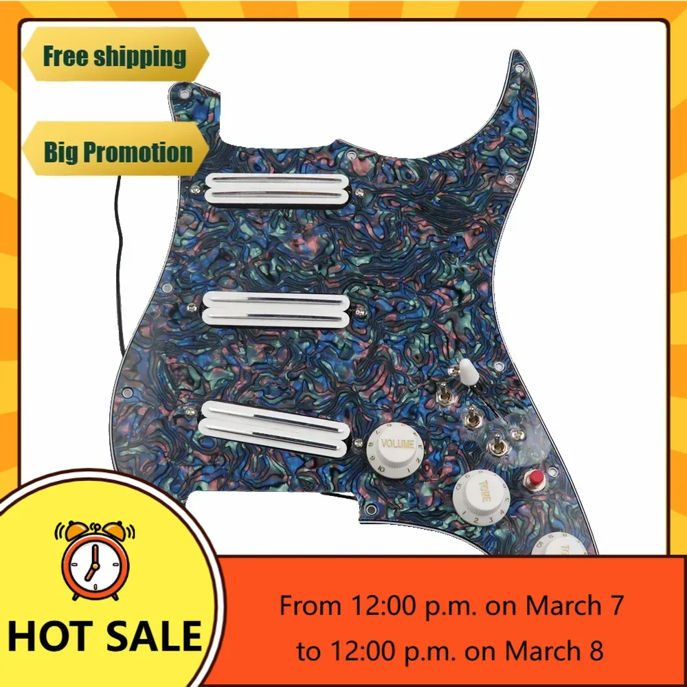 HX---brand new-Multi Color Pickguard White Pickup Dual heat track Humbucker Pickup Versatility Pre-wired Pickguard
HX---brand new-Multi Color Pickguard White Pickup Dual heat track Humbucker Pickup Versatility Pre-wired Pickguard