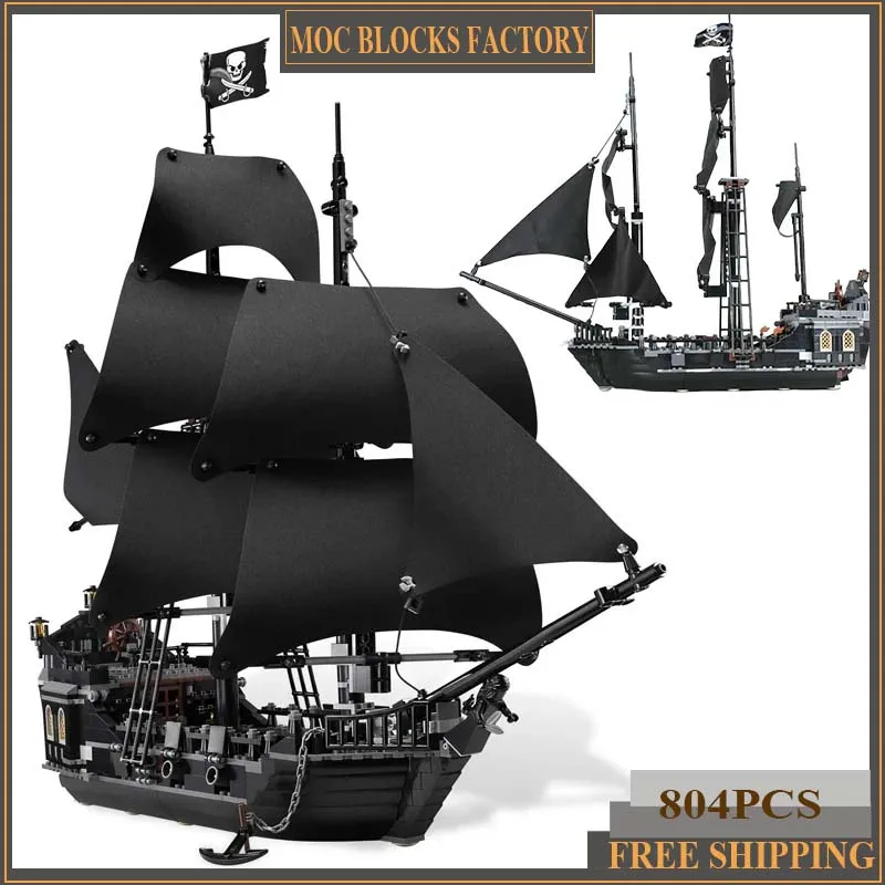 Creative Pirates The Black Pearl Ship Building Blocks 4184 Boat Model Caribbean Adventure Assemble Bricks Toy Gift for Kid Adult
Creative Pirates The Black Pearl Ship Building Blocks 4184 Boat Model Caribbean Adventure Assemble Bricks Toy Gift for Kid Adult