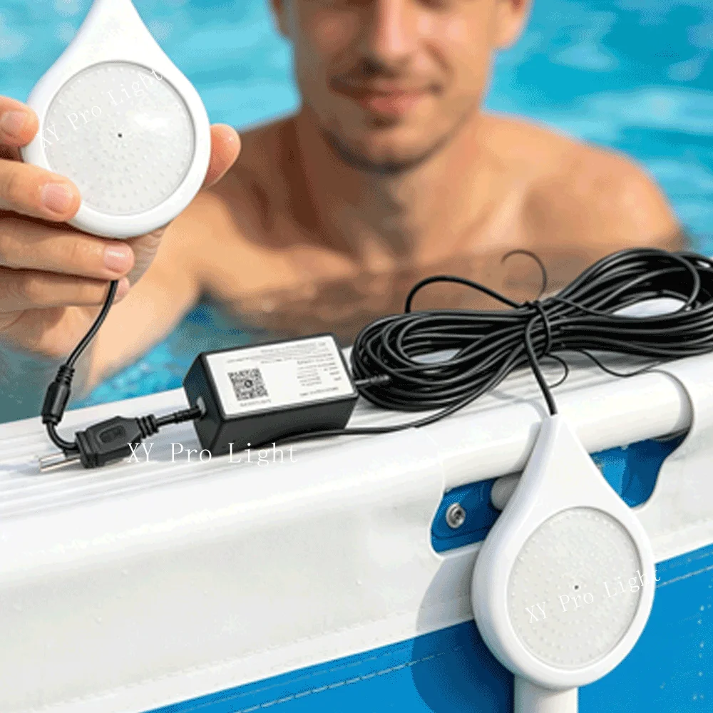 50W RGB Underwater Lights IP67 Magnetic Suction Swimming Pool Light Mobile APP Control No Punching Install Pool Party Decoration
50W RGB Underwater Lights IP67 Magnetic Suction Swimming Pool Light Mobile APP Control No Punching Install Pool Party Decoration