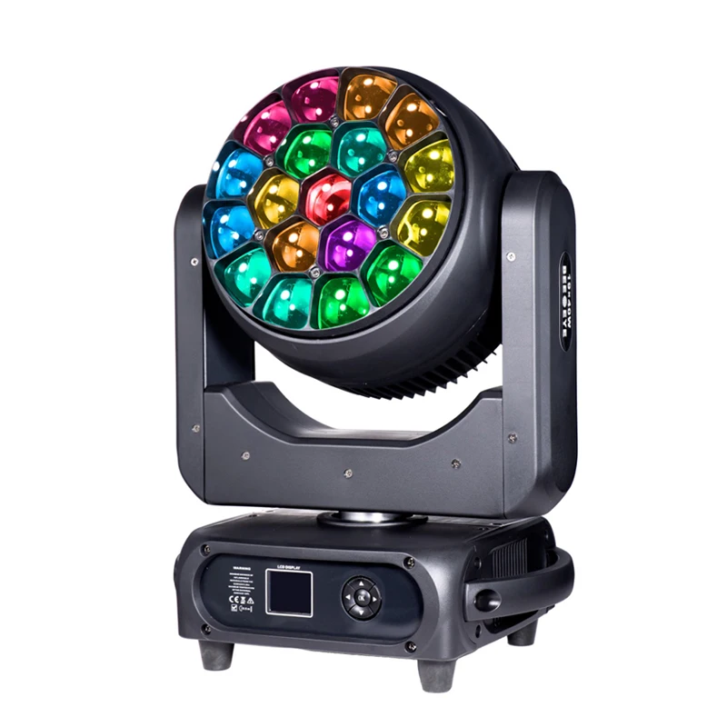 Sunart 19*40W Bee Eyes Moving Head RGBW 4 in 1 LED DMX Stage Effect Lighting For DJ Disco Night Clubs Bars Events Shows Concerts
Sunart 19*40W Bee Eyes Moving Head RGBW 4 in 1 LED DMX Stage Effect Lighting For DJ Disco Night Clubs Bars Events Shows Concerts