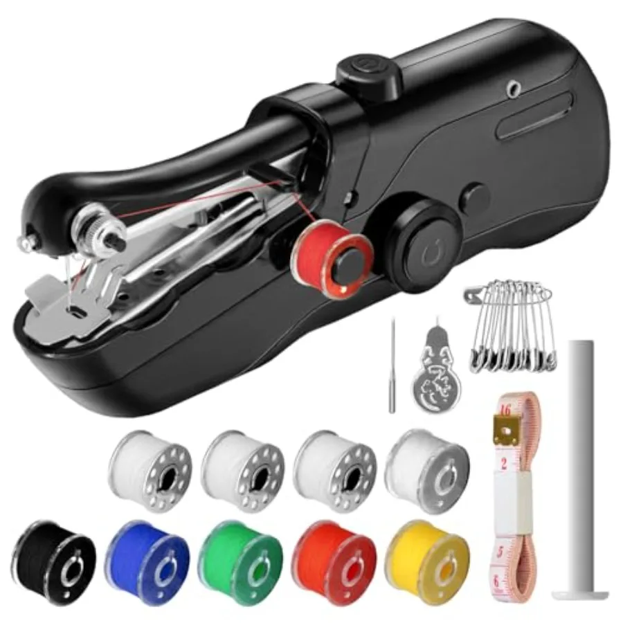 Sewing Machine, Handheld Sewing Machine, Mini Portable SewingMachine for Beginners, Electronic Small Sewing Machine for Quick S
Sewing Machine, Handheld Sewing Machine, Mini Portable SewingMachine for Beginners, Electronic Small Sewing Machine for Quick S