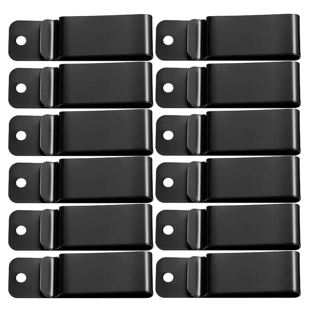 12pcs Metal Belt Clip for Phone Wallet Keys Machine Clip Camping Accessories Carabiner Hook Bag Durable Lightweight Compact
12pcs Metal Belt Clip for Phone Wallet Keys Machine Clip Camping Accessories Carabiner Hook Bag Durable Lightweight Compact