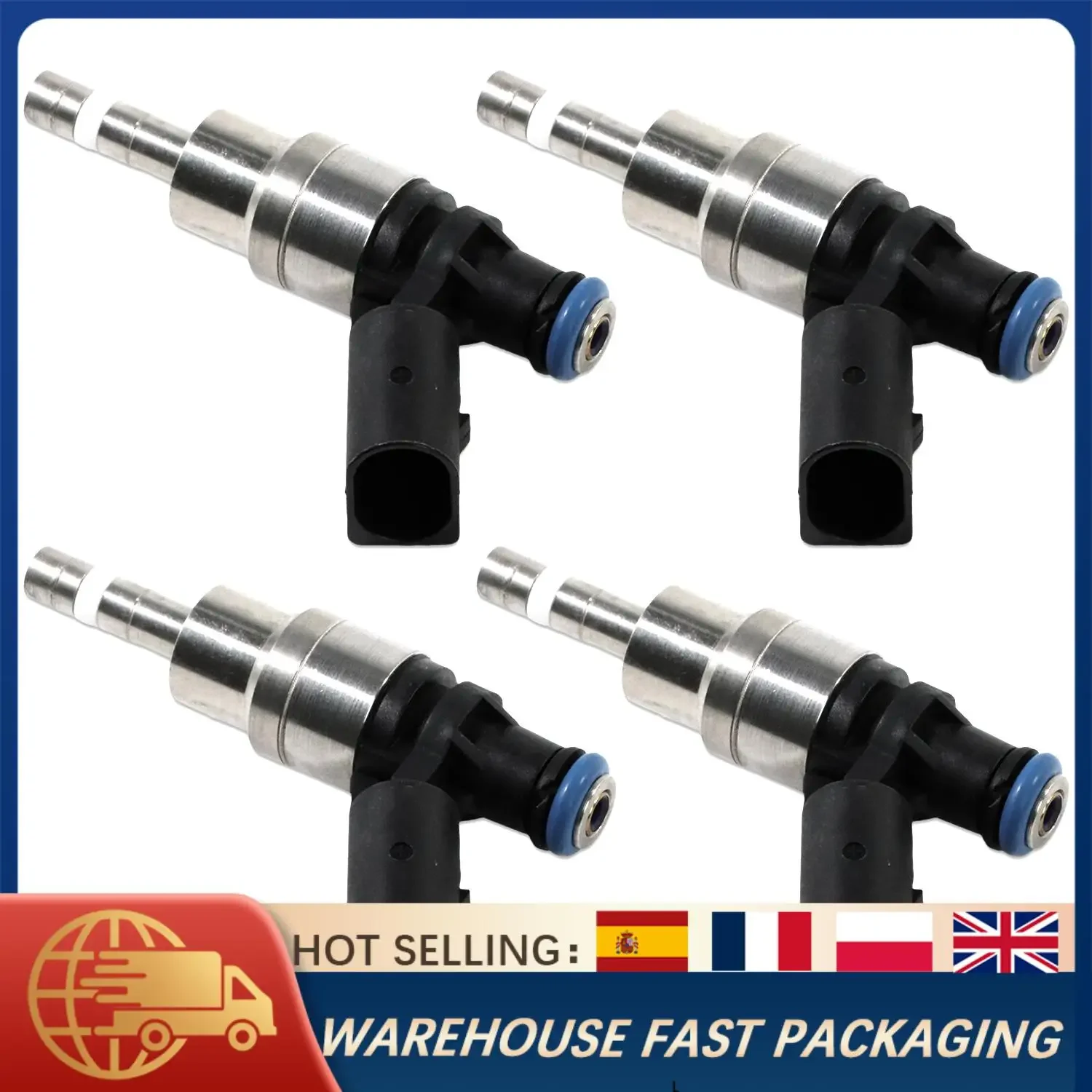 4PCS Fuel Injectors 06F906036A For VW GTI Jetta Audi A3 A4 TT 2.0L I4 0261500020 High Quality Direct Replacement Parts
4PCS Fuel Injectors 06F906036A For VW GTI Jetta Audi A3 A4 TT 2.0L I4 0261500020 High Quality Direct Replacement Parts