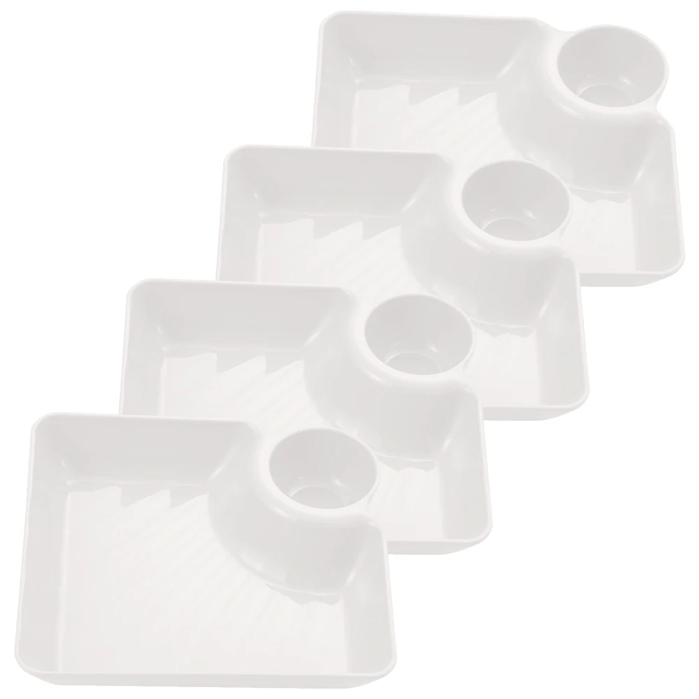 4pcs Trays Snack Set Serving Platter Large Plastic Tray Food Serving Tray Dumpling Plates for Party Home Cafe Restaurant
4pcs Trays Snack Set Serving Platter Large Plastic Tray Food Serving Tray Dumpling Plates for Party Home Cafe Restaurant