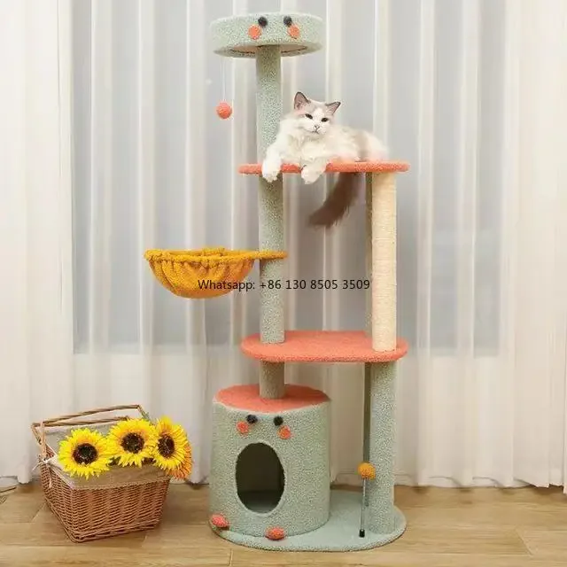 Manufacturer Wholesale Cute Design Scratcher Cat Climbing Tree
Manufacturer Wholesale Cute Design Scratcher Cat Climbing Tree
