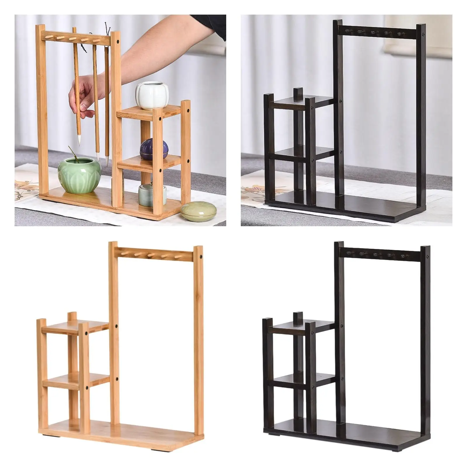 Chinese Calligraphy Brush Holder Painting Hanger Brush Pen Rest for Calligraphy Lovers Office Writing Brushes Home Holiday Gifts
Chinese Calligraphy Brush Holder Painting Hanger Brush Pen Rest for Calligraphy Lovers Office Writing Brushes Home Holiday Gifts