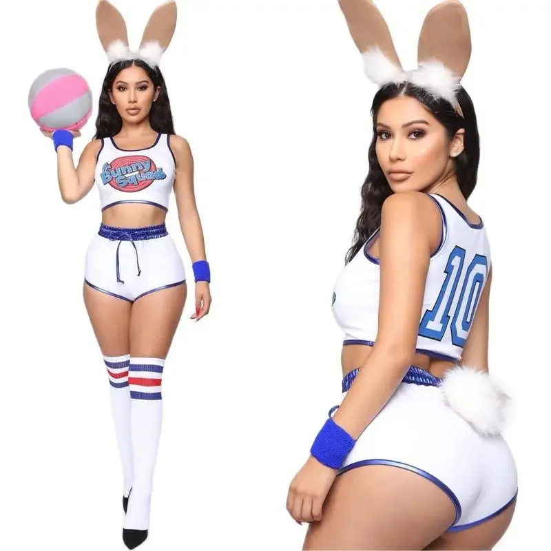 Space Lola Bunny Rabbit Cosplay Costume Rabbit Bunny Jam Costumes Women Girls Halloween Party Clothes Tops Shorts Outfit Set
Space Lola Bunny Rabbit Cosplay Costume Rabbit Bunny Jam Costumes Women Girls Halloween Party Clothes Tops Shorts Outfit Set