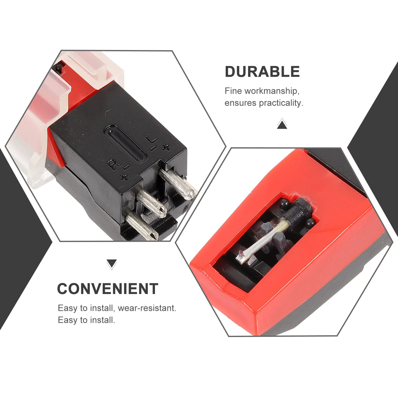 2pcs Plastic Record Player Needles Stylus Universal Turntable Replacement Wear Resistant Easy Install Phonograph Accessory High
2pcs Plastic Record Player Needles Stylus Universal Turntable Replacement Wear Resistant Easy Install Phonograph Accessory High