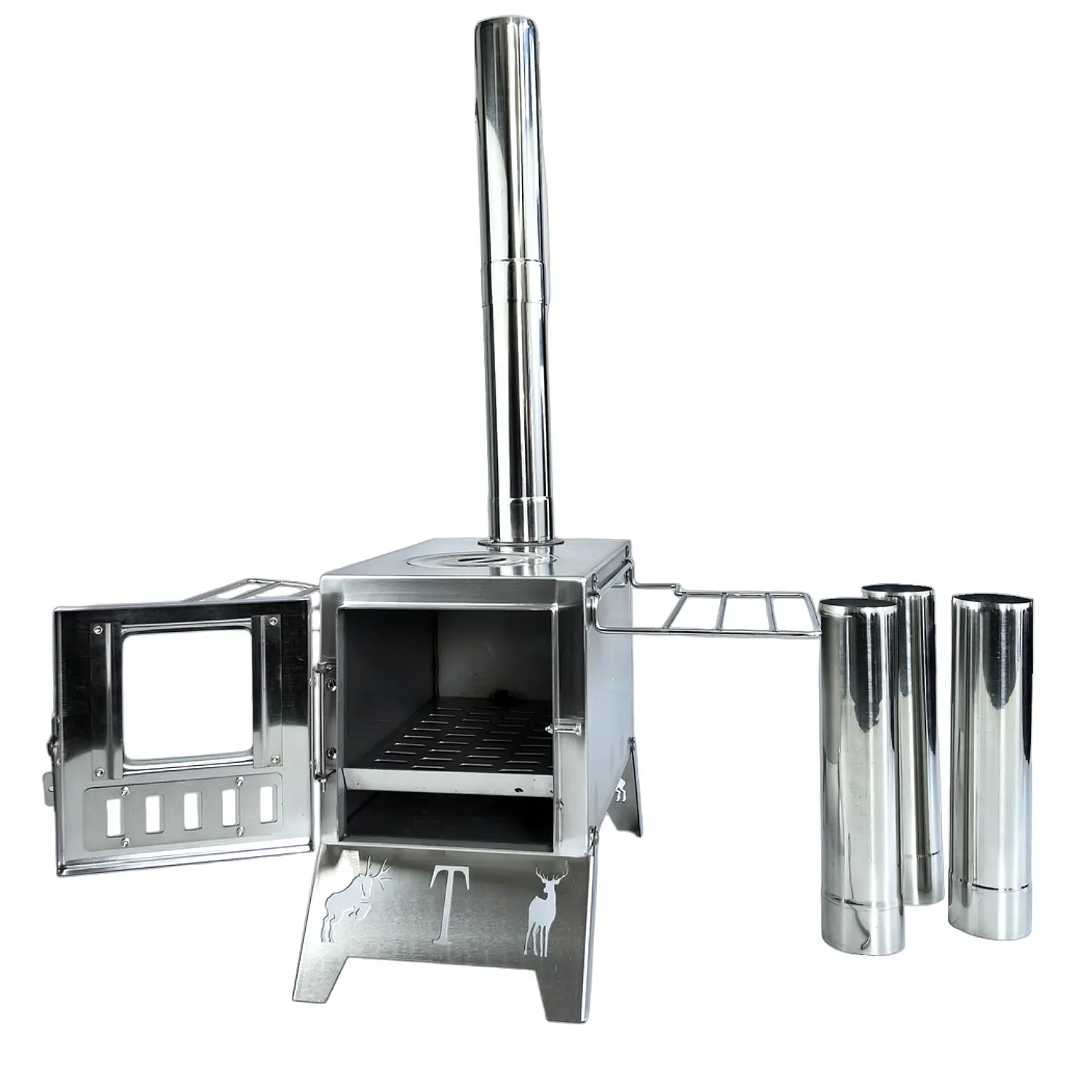 Походная дровяная печь-камин из нержавеющей стали, складная, с окном для палатки, для улицы и патио
Походная дровяная печь-камин из нержавеющей стали, складная, с окном для палатки, для улицы и патио