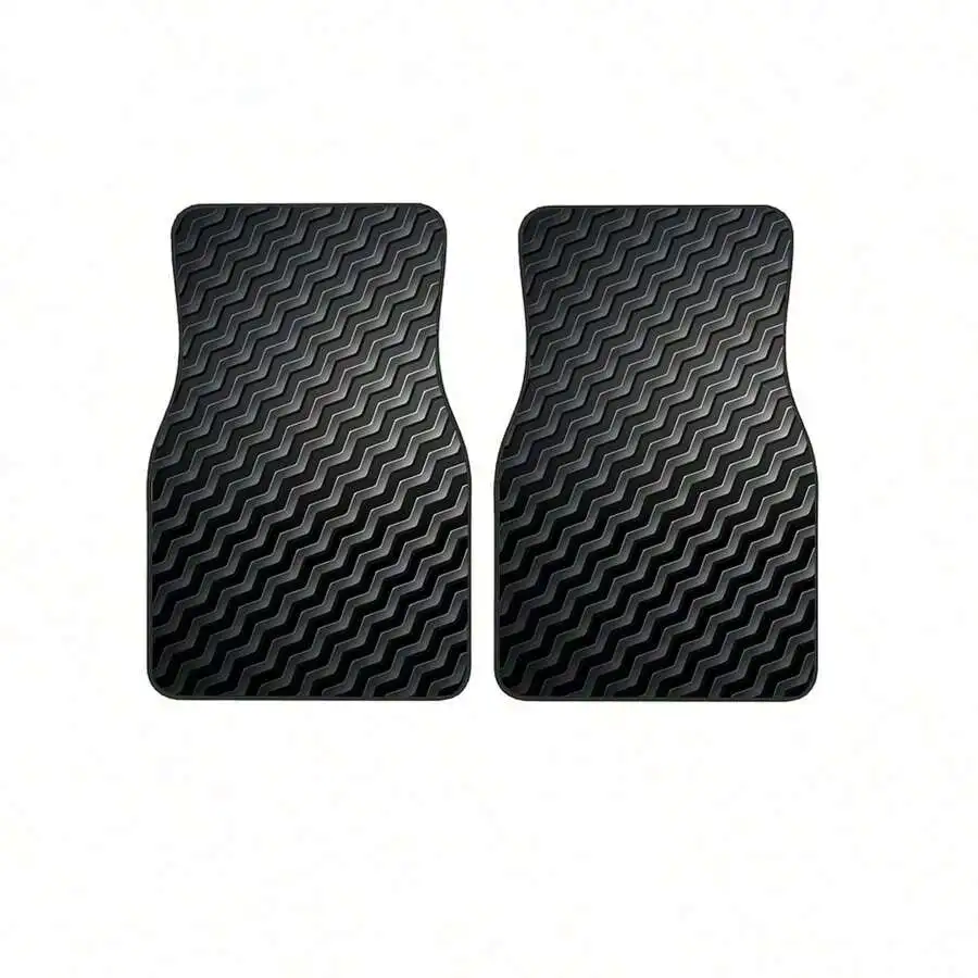 4PCS Black Zigzag Pattern Car Floor Mats - Durable Rubber Universal Fit for Cars SUVs Trucks
4PCS Black Zigzag Pattern Car Floor Mats - Durable Rubber Universal Fit for Cars SUVs Trucks