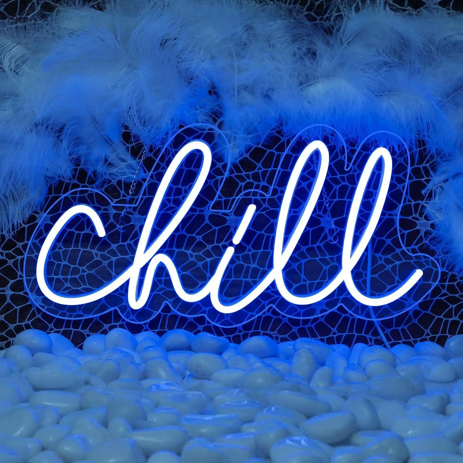 Chill Neon Sign USB Powered LED Dimmable Neon Lights for Bedroom Bar Game Room Hotel Aesthetic Wall Decor Gifts Night Light
Chill Neon Sign USB Powered LED Dimmable Neon Lights for Bedroom Bar Game Room Hotel Aesthetic Wall Decor Gifts Night Light