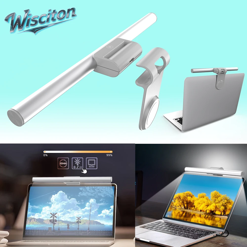 Laptop Monitor Light Bar LED Liaht Bar Laptop free installation portable light strip Work Game Learning Light RGB AtmosphereLamp
Laptop Monitor Light Bar LED Liaht Bar Laptop free installation portable light strip Work Game Learning Light RGB AtmosphereLamp