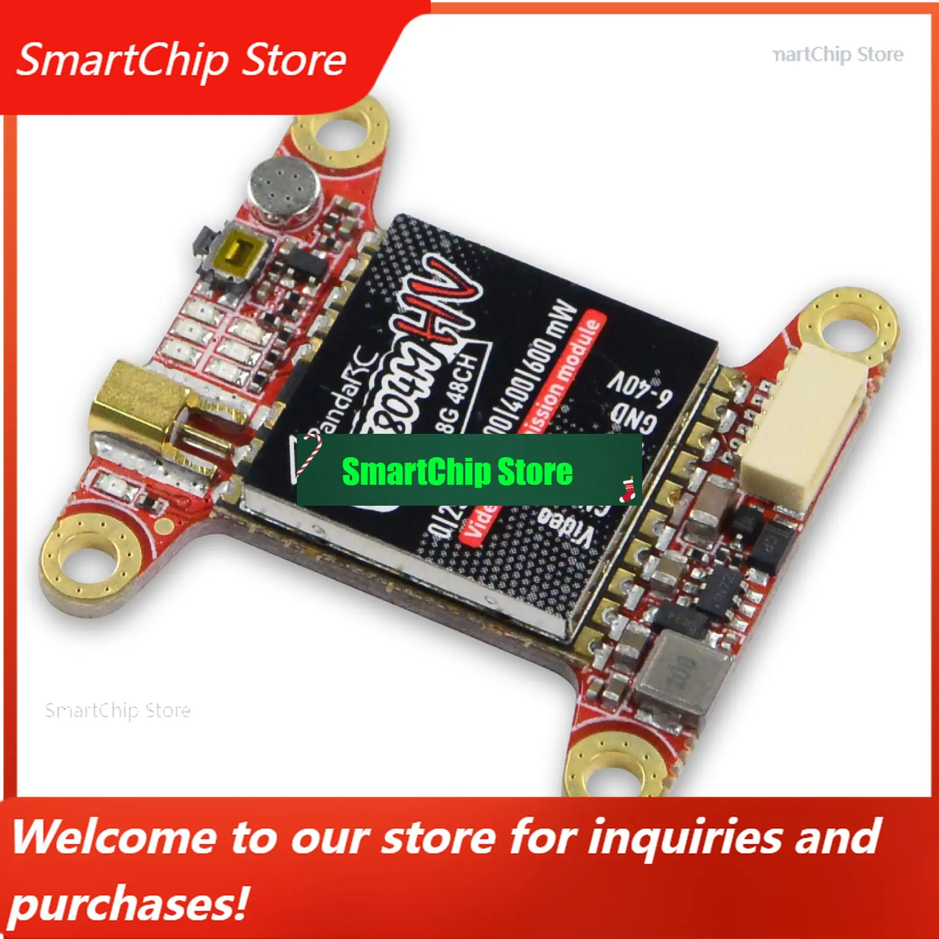 StorePandaRC VT5804M HV V2 5.8G Video Transmitter 0 600mW Adjustable For FPV Racing DronesDrone Parts
StorePandaRC VT5804M HV V2 5.8G Video Transmitter 0 600mW Adjustable For FPV Racing DronesDrone Parts