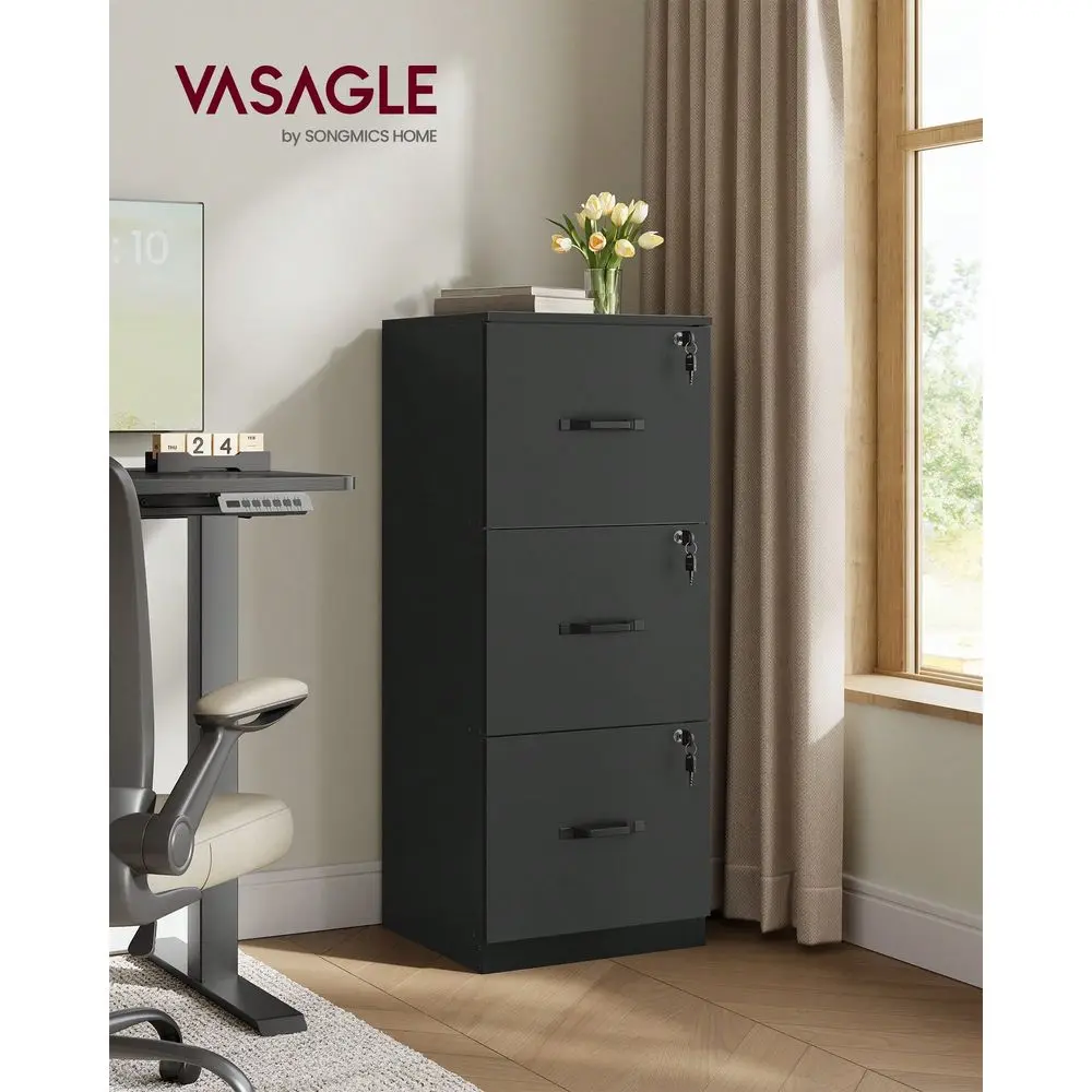 3 Drawer File Cabinet, File Cabinet With Lock, Printer Stand, Office Filing Cabinet Organizer, For A4 And Letter Size Files, In
3 Drawer File Cabinet, File Cabinet With Lock, Printer Stand, Office Filing Cabinet Organizer, For A4 And Letter Size Files, In