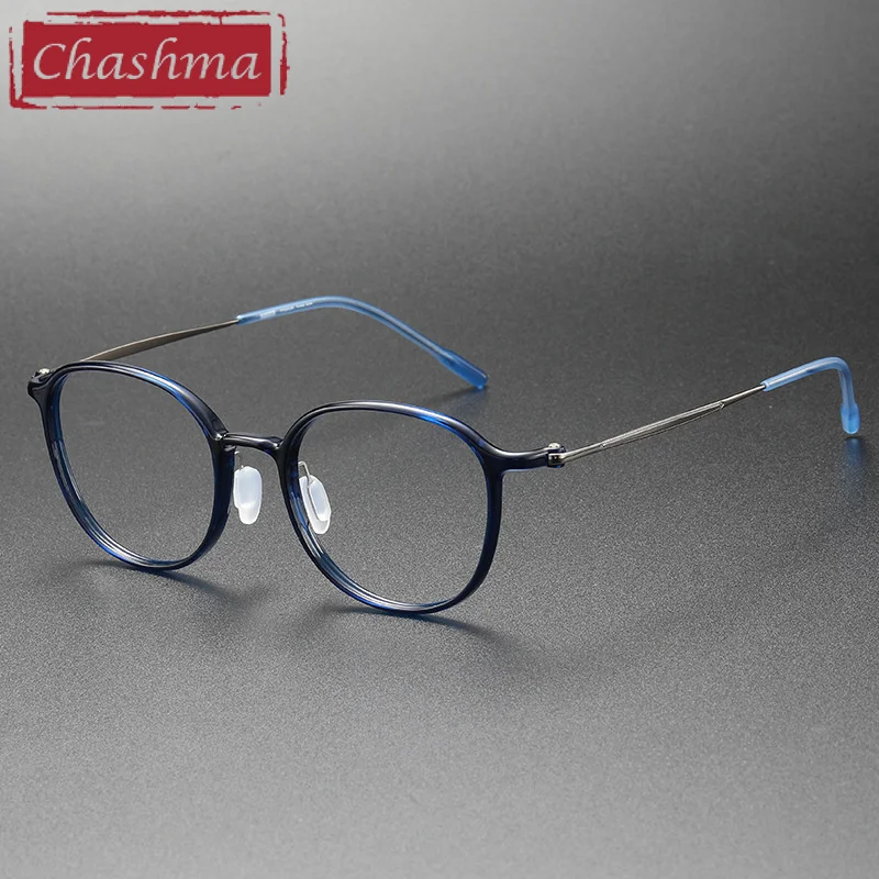 Chashma Men Acetate Titanium Optical Frame Round Women Prescription Crystal High Quality Fashion Retro Eyewear
Chashma Men Acetate Titanium Optical Frame Round Women Prescription Crystal High Quality Fashion Retro Eyewear