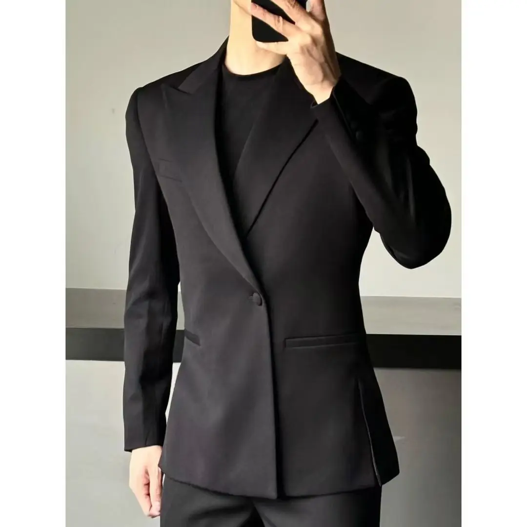 High-End Black Trousers Unisex Elegant New Business Casual Pants Suit Set For Wedding Groom Business Prom
High-End Black Trousers Unisex Elegant New Business Casual Pants Suit Set For Wedding Groom Business Prom