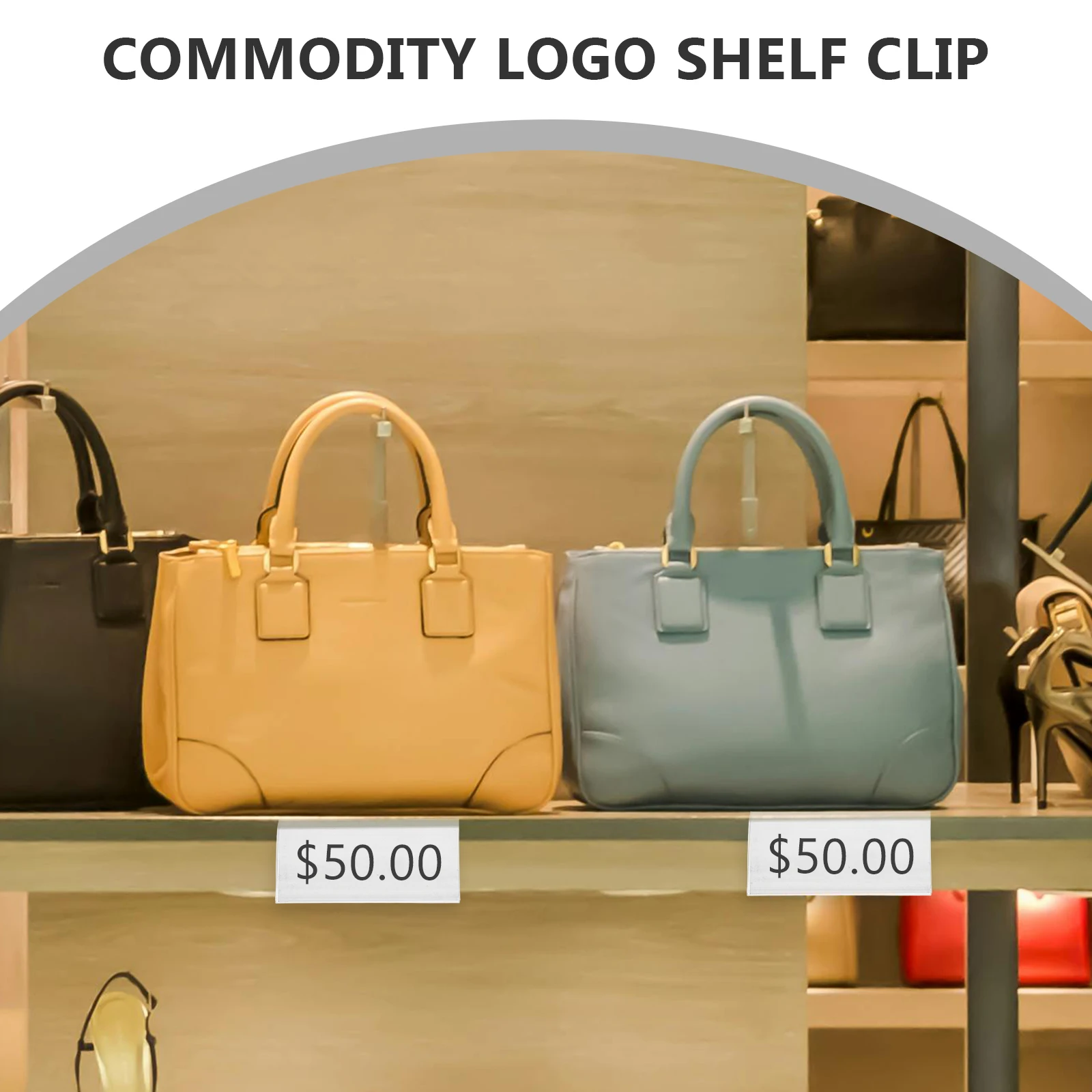 100 Sets Price Tag Basket Label Holder Plastic Shelf Tags Commodity Sign Merchandise Clothing Rack 
100 Sets Price Tag Basket Label Holder Plastic Shelf Tags Commodity Sign Merchandise Clothing Rack