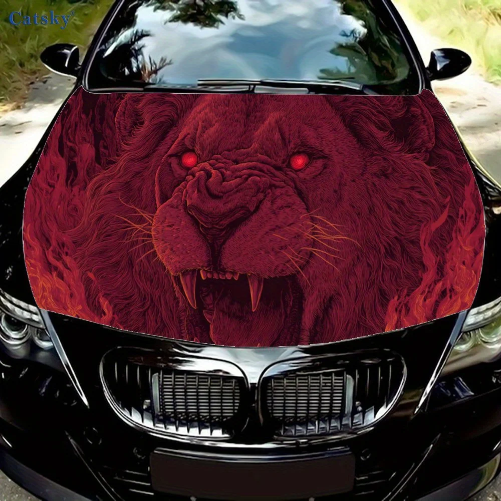 Classic Red Lion - Flame Car Hood Sticker, Personalized & Trendy Auto Art Decal, Self-adhesive Waterproof Car Exterior Vinyl Wra
Classic Red Lion - Flame Car Hood Sticker, Personalized & Trendy Auto Art Decal, Self-adhesive Waterproof Car Exterior Vinyl Wra