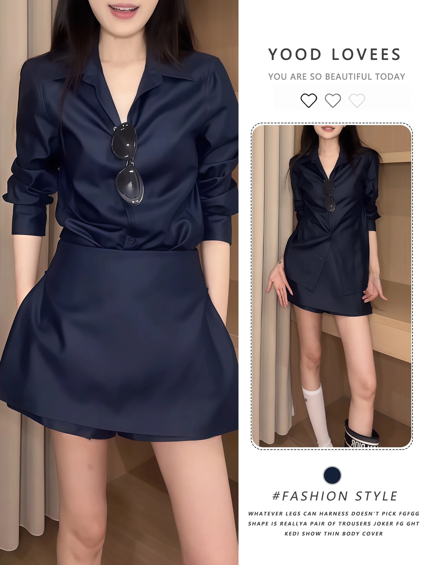 Elegant Long Sleeve Single Button Shirt And A-Line Skirt Set Spring Autumn Fashion High Waist Short Skirt Commute Style Women...
Elegant Long Sleeve Single Button Shirt And A-Line Skirt Set Spring Autumn Fashion High Waist Short Skirt Commute Style Women...